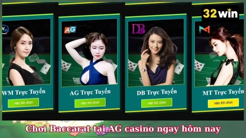 Chơi Baccarat tại AG casino ngay hôm nay