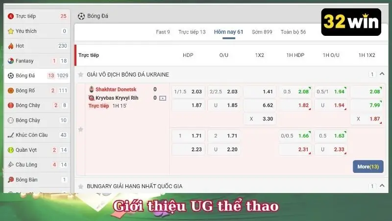 Giới thiệu UG thể thao