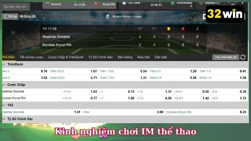 Kinh nghiệm chơi IM thể thao