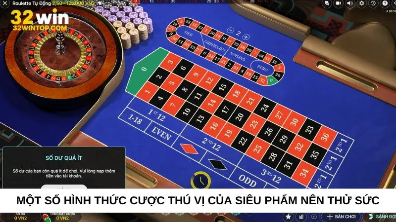 Một số hình thức cược thú vị của siêu phẩm nên thử sức
